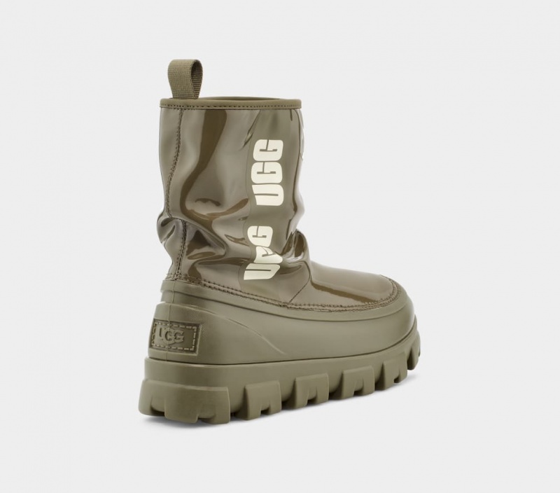 Ugg Classic Brellah Mini Stövlar Dam Olivgröna | Sverige-14568