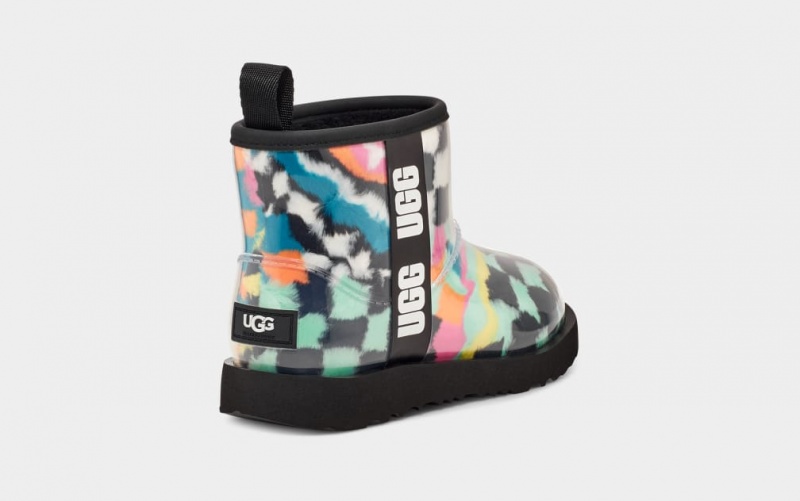 Ugg Classic Checks Clear Mini Stövlar Barn Svarta Olika Färger | Sverige-65921