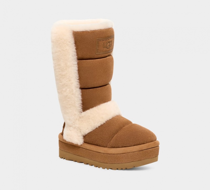 Ugg Classic Chillapeak Höga Stövlar Dam Bruna | Sverige-47509