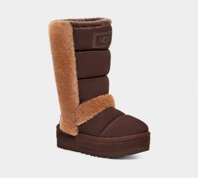 Ugg Classic Chillapeak Höga Stövlar Dam Bruna | Sverige-65721