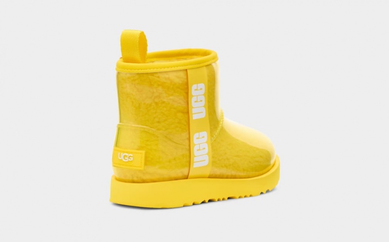 Ugg Classic Clear Mini II Stövlar Barn Gula | Sverige-43150