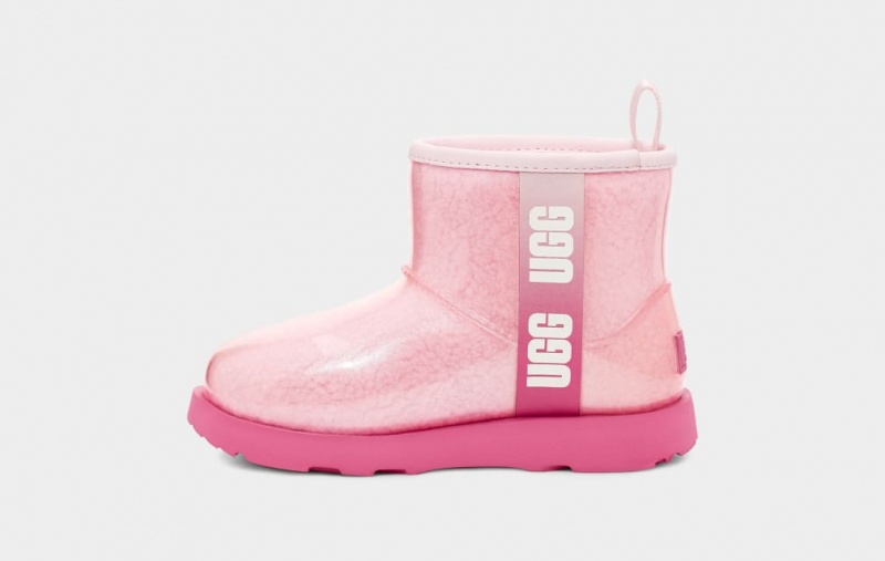 Ugg Classic Clear Mini II Stövlar Barn Rosa | Sverige-87104