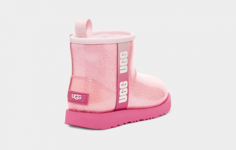 Ugg Classic Clear Mini II Stövlar Barn Rosa | Sverige-87104