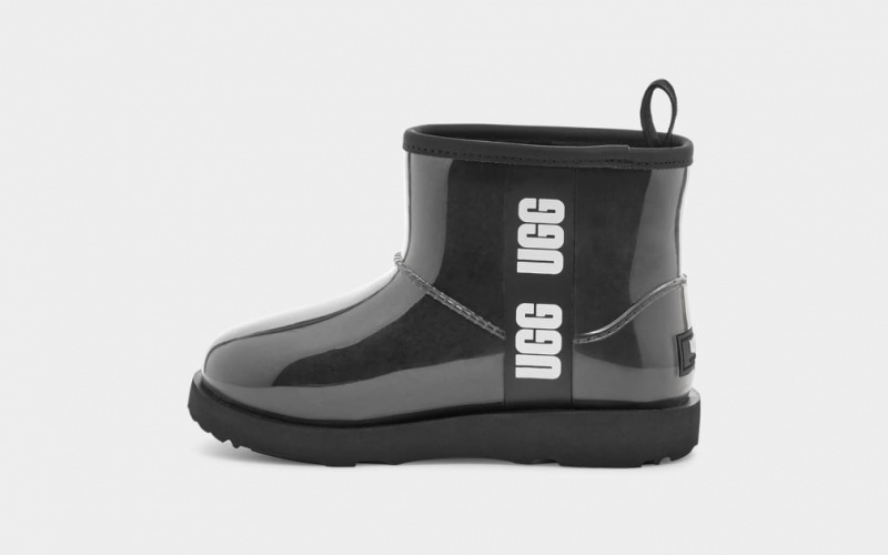 Ugg Classic Clear Mini II Stövlar Barn Svarta | Sverige-09835