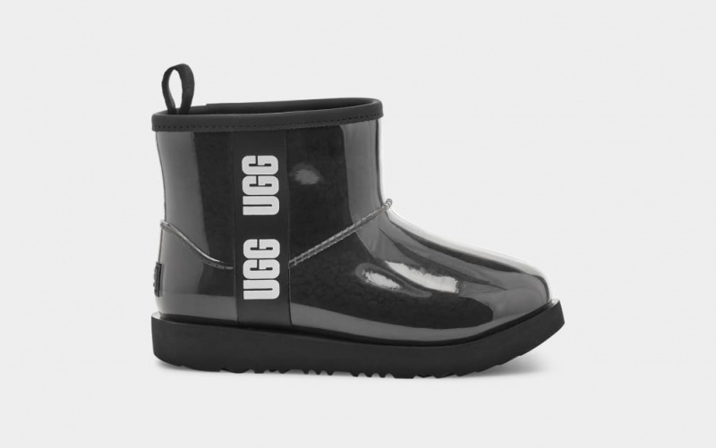 Ugg Classic Clear Mini II Stövlar Barn Svarta | Sverige-09835