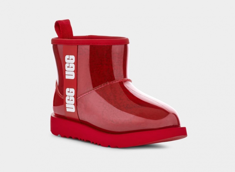 Ugg Classic Clear Mini Stövlar Dam Röda | Sverige-57936