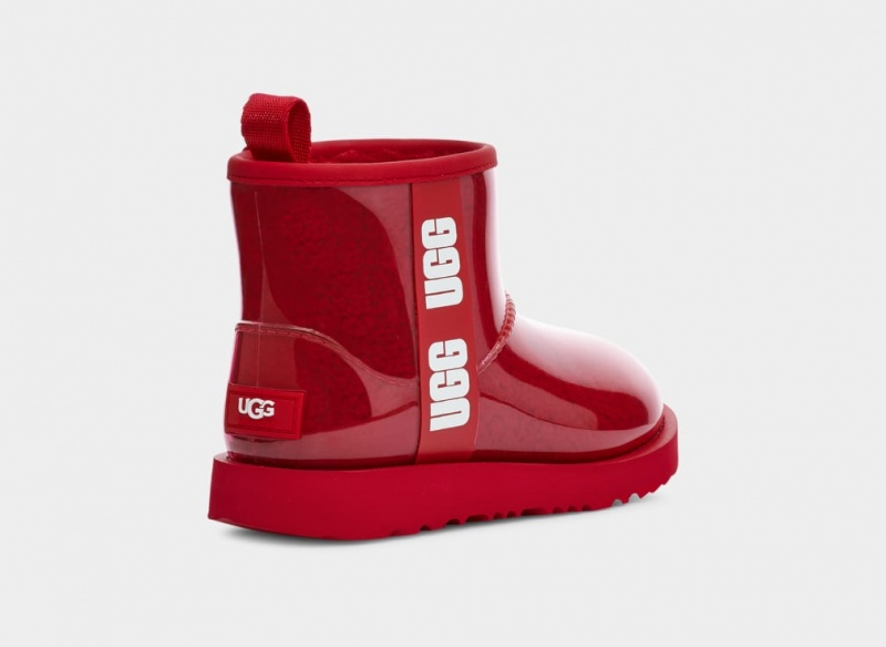 Ugg Classic Clear Mini Stövlar Dam Röda | Sverige-57936