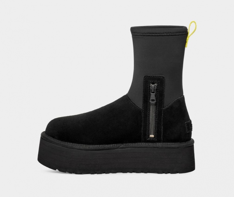 Ugg Classic Dipper Stövlar Dam Svarta | Sverige-75861