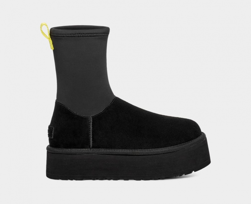 Ugg Classic Dipper Stövlar Dam Svarta | Sverige-75861