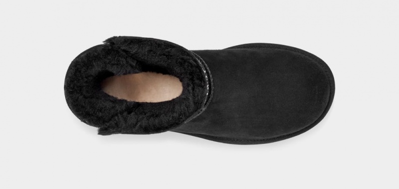 Ugg Classic Gem Mini Stövlar Dam Svarta | Sverige-10453