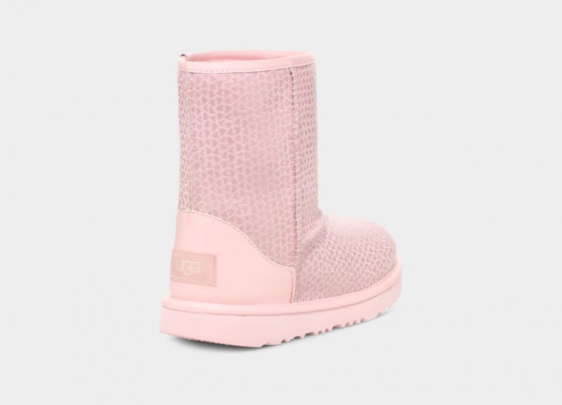 Ugg Classic II Gel Hearts Stövlar Barn Rosa | Sverige-57214