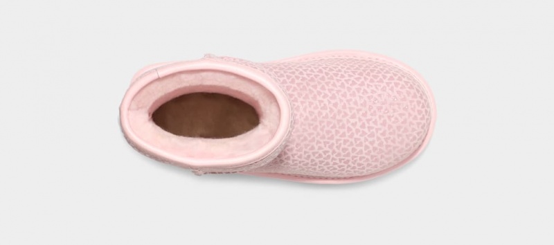 Ugg Classic II Gel Hearts Stövlar Barn Rosa | Sverige-57214