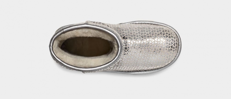 Ugg Classic II Gel Hearts Stövlar Barn Silver | Sverige-38419