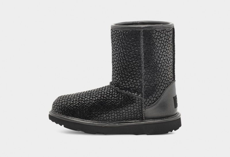 Ugg Classic II Gel Hearts Stövlar Barn Svarta | Sverige-85493