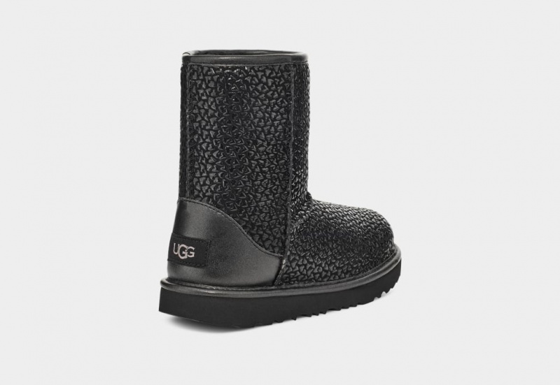 Ugg Classic II Gel Hearts Stövlar Barn Svarta | Sverige-85493