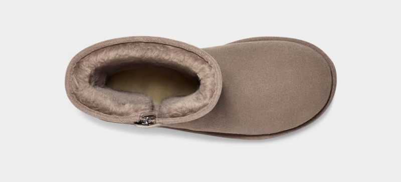 Ugg Classic Korta Bailey Zip Stövlar Dam Bruna | Sverige-40173