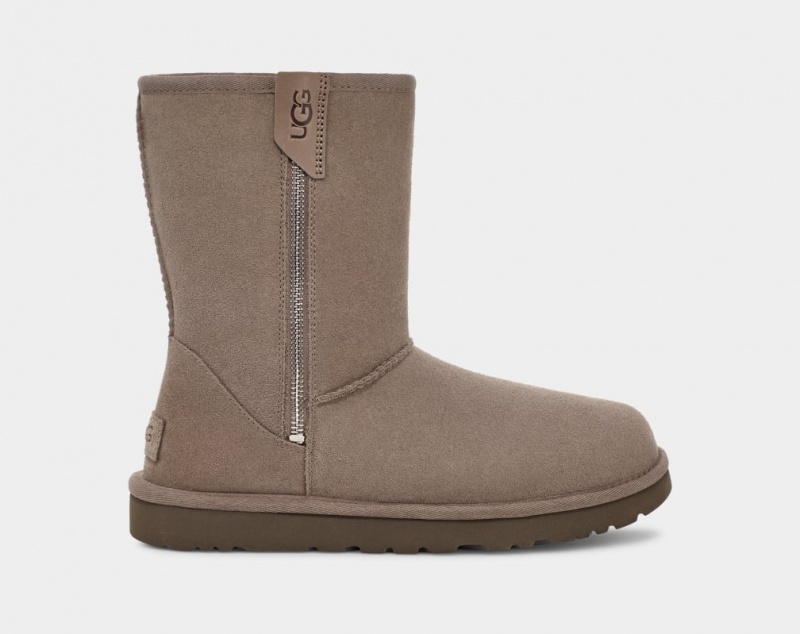 Ugg Classic Korta Bailey Zip Stövlar Dam Bruna | Sverige-40173