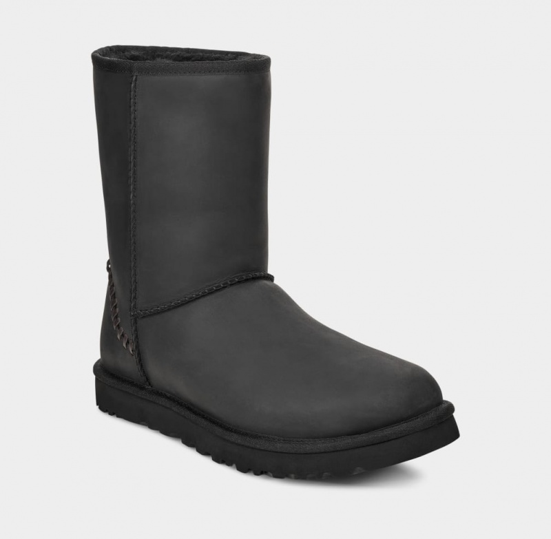 Ugg Classic Korta Deco Stövlar Herr Svarta | Sverige-68273