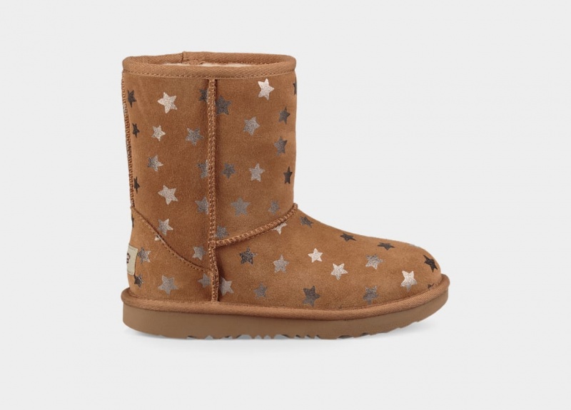 Ugg Classic Korta II Stars Stövlar Barn Bruna | Sverige-68905