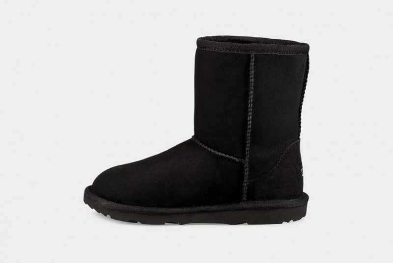 Ugg Classic Korta II Stövlar Barn Svarta | Sverige-82537