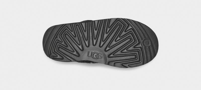 Ugg Classic Korta Tjock Sequin Stövlar Barn Svarta | Sverige-67189