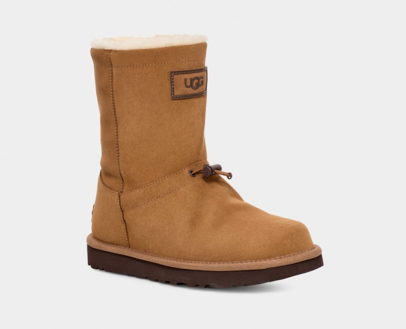 Ugg Classic Korta Toggler Stövlar Dam Bruna | Sverige-72618