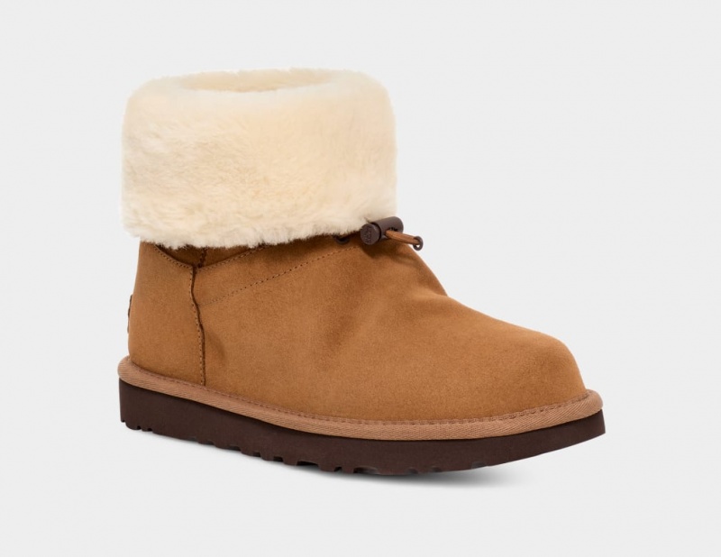 Ugg Classic Korta Toggler Stövlar Dam Bruna | Sverige-72618