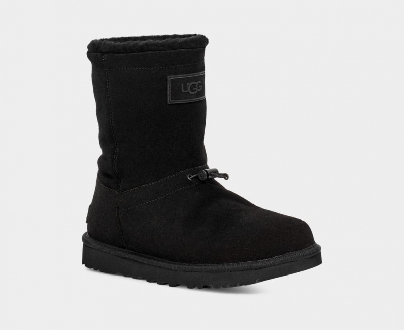 Ugg Classic Korta Toggler Stövlar Dam Svarta | Sverige-16892