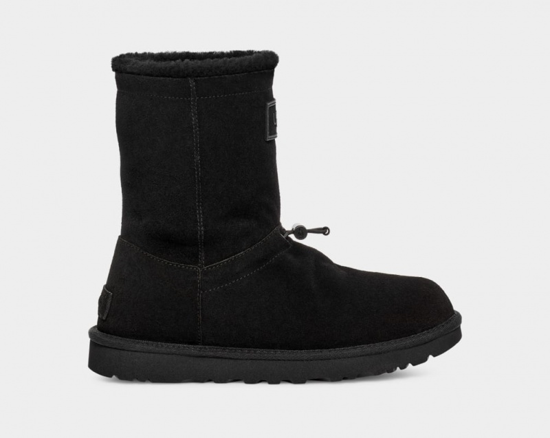 Ugg Classic Korta Toggler Stövlar Dam Svarta | Sverige-16892