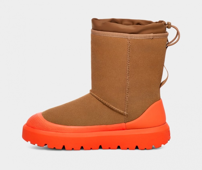 Ugg Classic Korta Weather Hybrid Stövlar Dam Bruna Orange | Sverige-18026