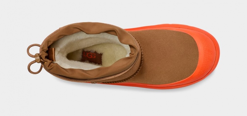 Ugg Classic Korta Weather Hybrid Stövlar Dam Bruna Orange | Sverige-18026