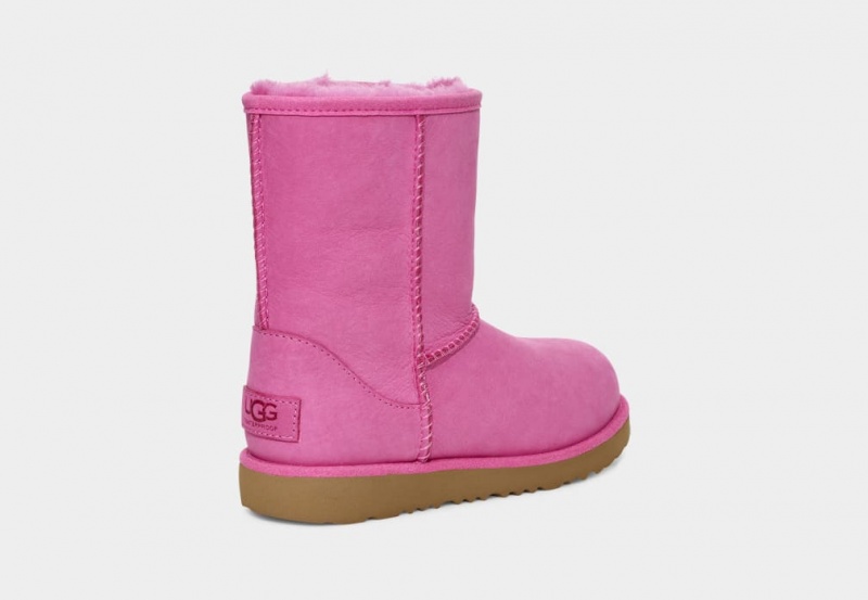 Ugg Classic Korta Weather Stövlar Barn Rosa | Sverige-13504