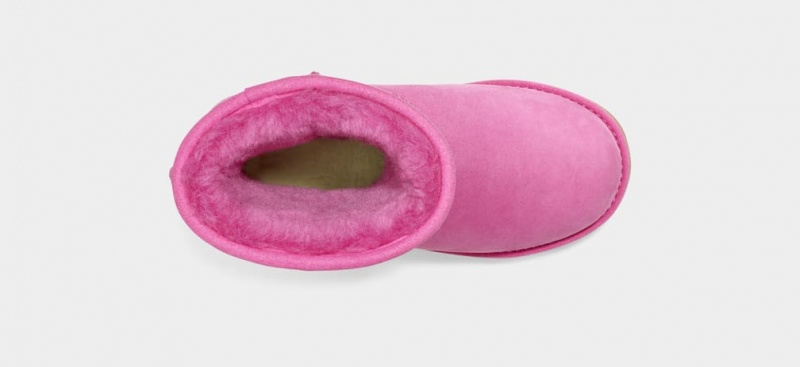 Ugg Classic Korta Weather Stövlar Barn Rosa | Sverige-13504