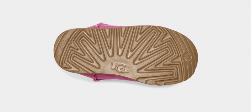 Ugg Classic Korta Weather Stövlar Barn Rosa | Sverige-13504