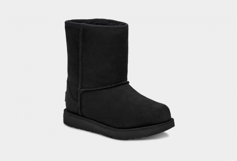 Ugg Classic Korta Weather Stövlar Barn Svarta | Sverige-19738