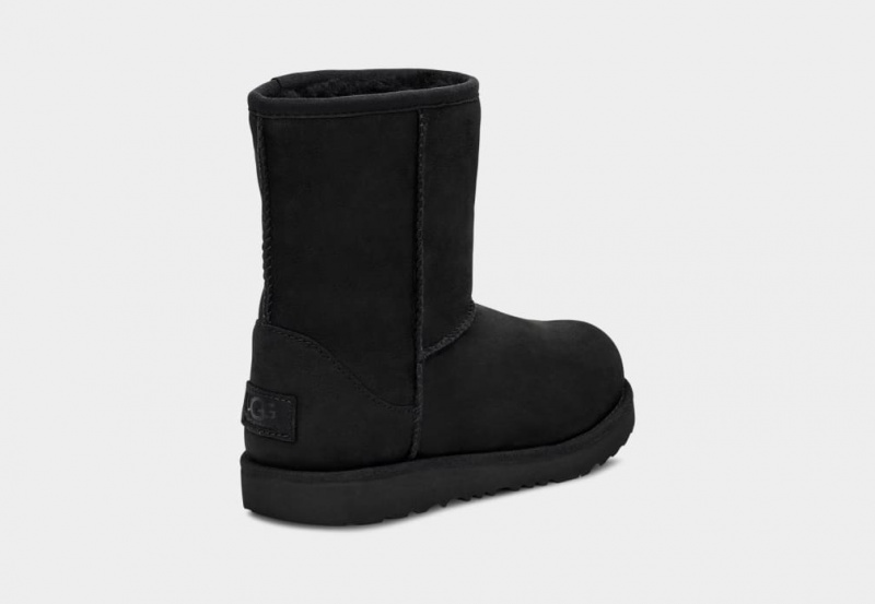 Ugg Classic Korta Weather Stövlar Barn Svarta | Sverige-19738