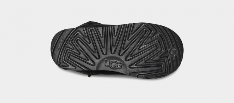 Ugg Classic Korta Weather Stövlar Barn Svarta | Sverige-19738