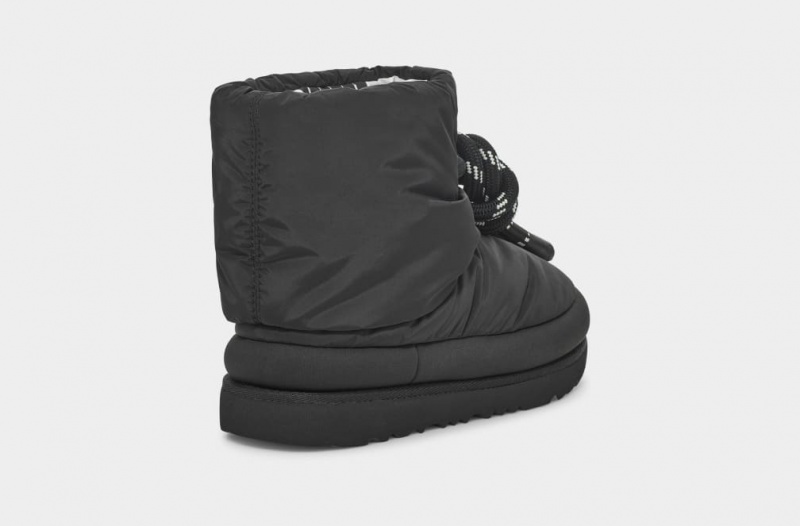 Ugg Classic Maxi Korta Stövlar Barn Svarta | Sverige-81374