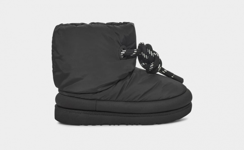 Ugg Classic Maxi Korta Stövlar Barn Svarta | Sverige-81374