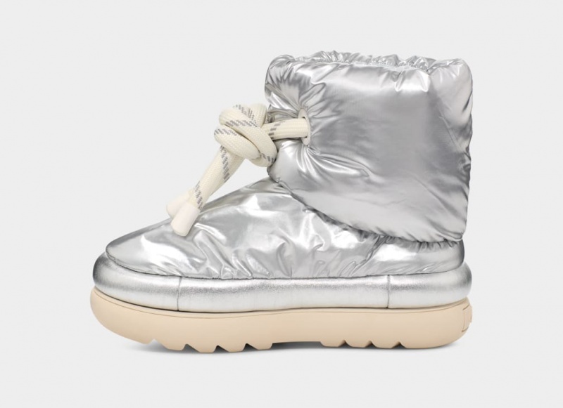 Ugg Classic Maxi Korta Stövlar Dam Metal Silver | Sverige-35127