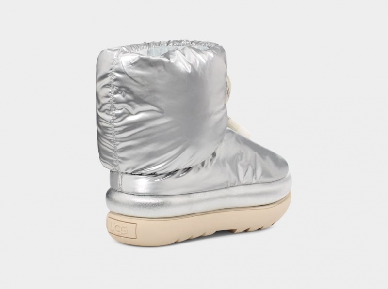 Ugg Classic Maxi Korta Stövlar Dam Metal Silver | Sverige-35127