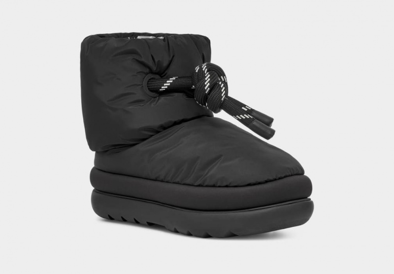 Ugg Classic Maxi Korta Stövlar Dam Svarta | Sverige-72468