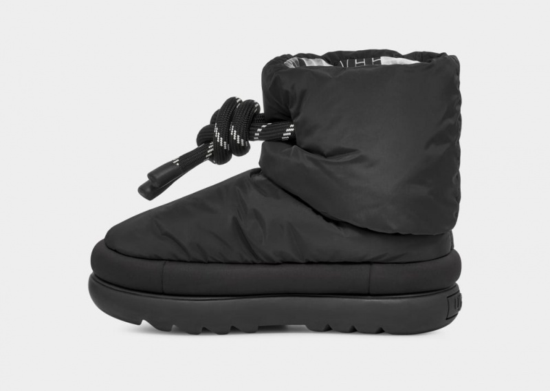 Ugg Classic Maxi Korta Stövlar Dam Svarta | Sverige-72468