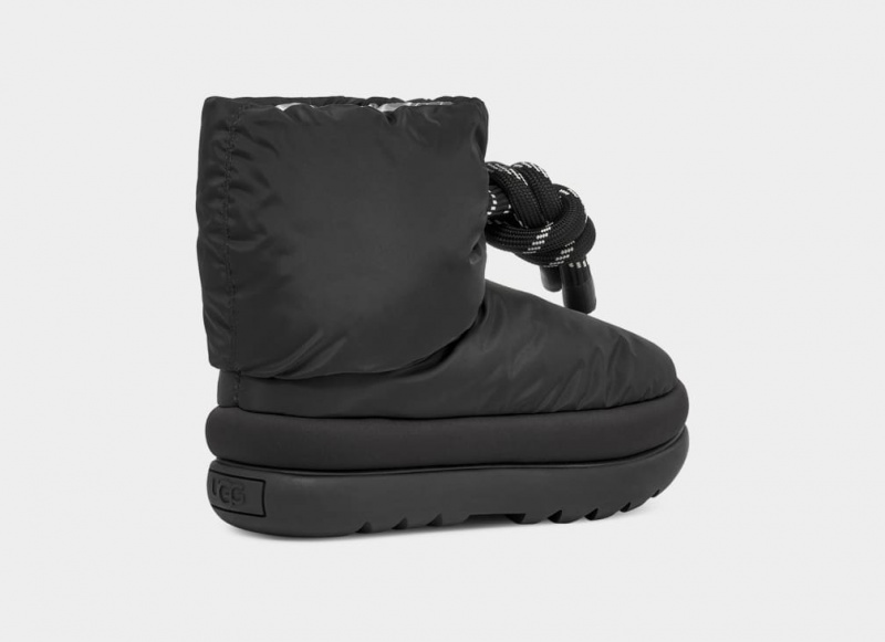 Ugg Classic Maxi Korta Stövlar Dam Svarta | Sverige-72468