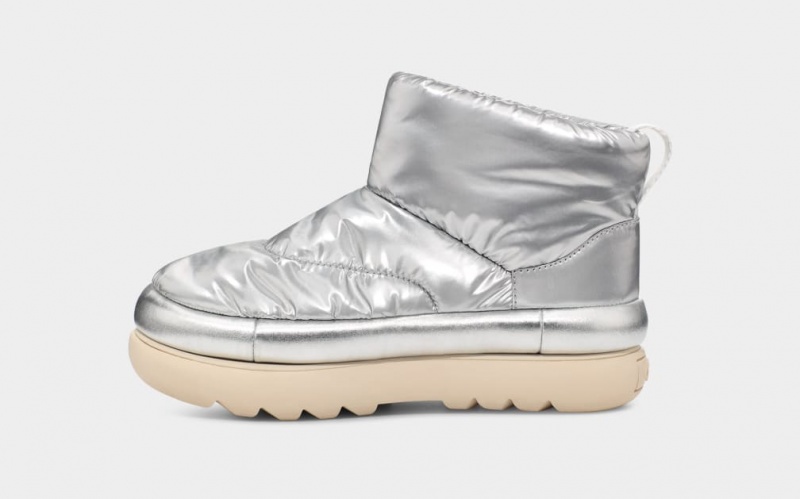 Ugg Classic Maxi Mini Stövlar Dam Metal Silver | Sverige-90273