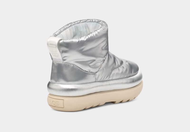 Ugg Classic Maxi Mini Stövlar Dam Metal Silver | Sverige-90273