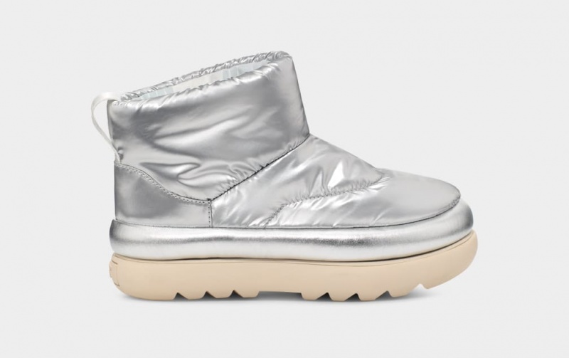 Ugg Classic Maxi Mini Stövlar Dam Metal Silver | Sverige-90273