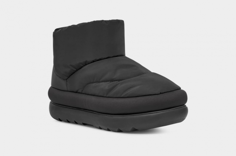 Ugg Classic Maxi Mini Stövlar Dam Svarta | Sverige-26810