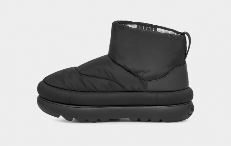 Ugg Classic Maxi Mini Stövlar Dam Svarta | Sverige-26810