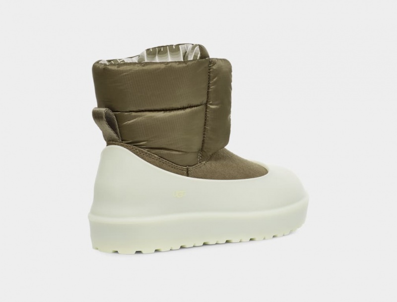 Ugg Classic Maxi Toggle Mini Stövlar Dam Olivgröna | Sverige-67105